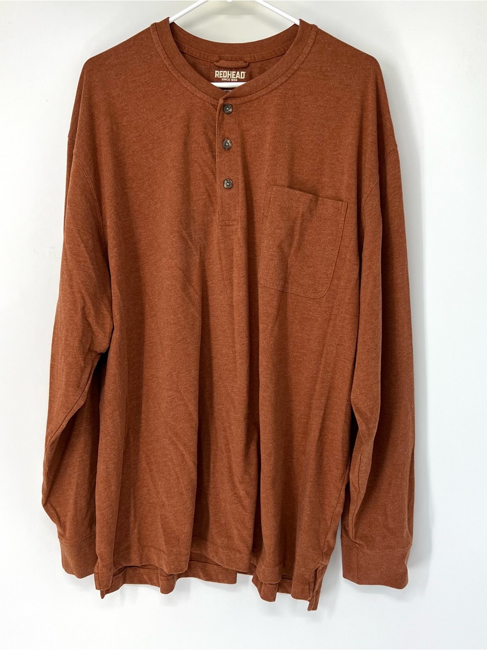 Redhead EUC men’s Henley shirt 2XL